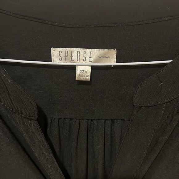 New Spense Woman Black Jumpsuit Jogger style bottom - Picture 5 of 14